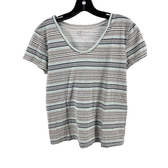 Loft Ann Taylor Small S Women's Top Short Sleeve Casual Soft Comfortable T-Shirt - Picture 2 of 7